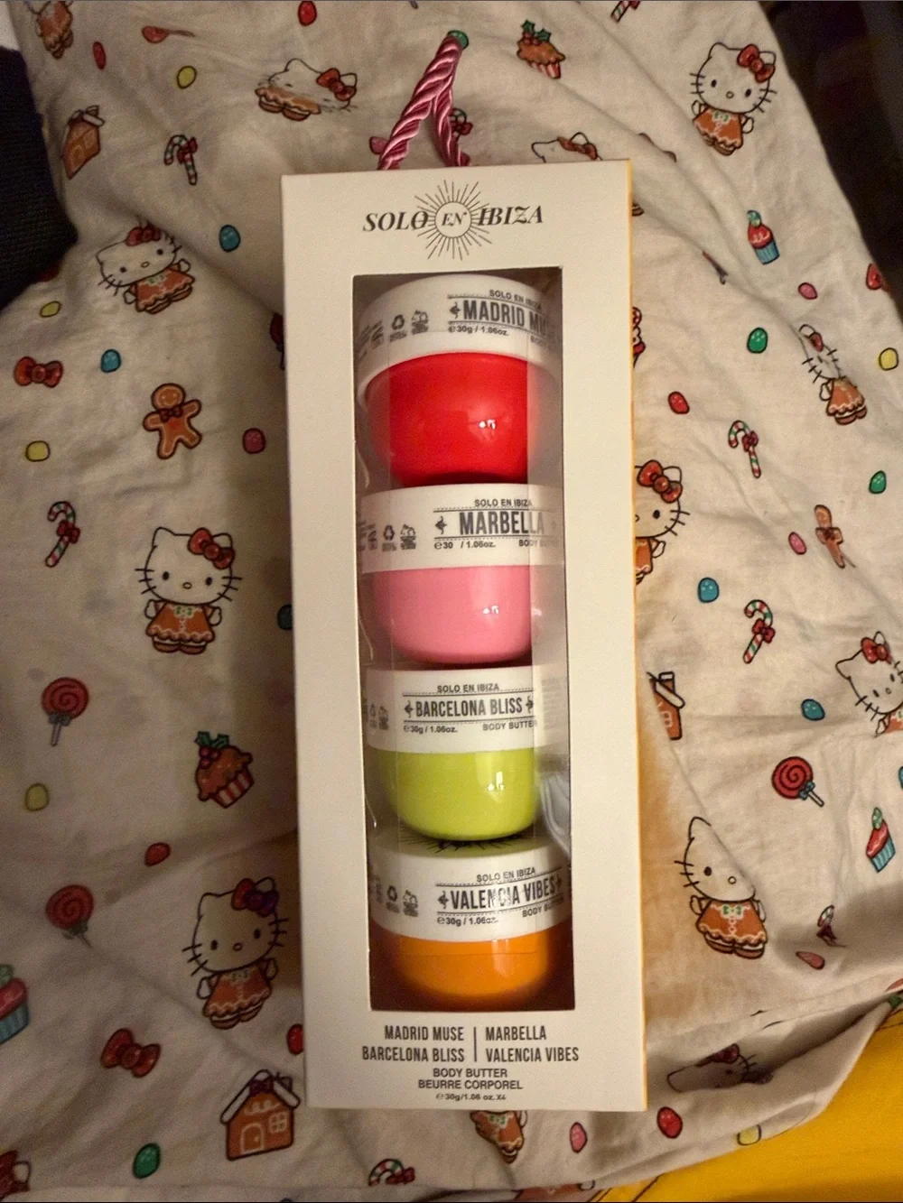 Colorful Body Butter Set — Red, Pink, Lime & Orange